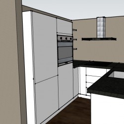 3D tekening keuken