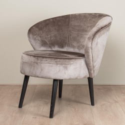 Moderne fauteuil luxe stof
