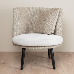 Ronde fauteuil op poten op maat