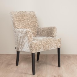 Moderne eetkamerstoel met hoge rug