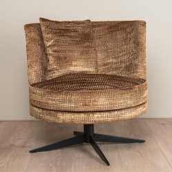 Moderne draaifauteuil luxe stoffen