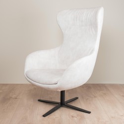 Scandinavische fauteuil draaiend