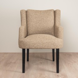 Design eetkamerstoel met rugkussen