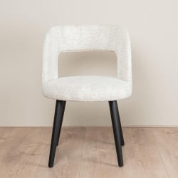 Design eetkamerstoel met open rug