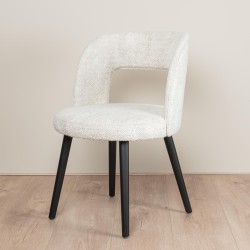 Open rug eetkamerstoel