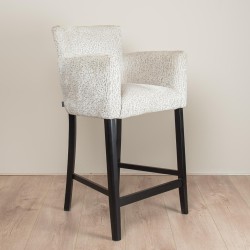 Moderne barstoel met armleuning