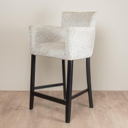 Design barstoel op maat luxe stof