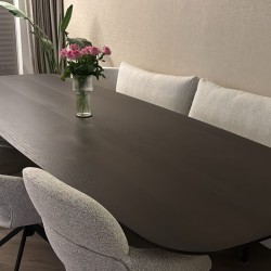 Eetkamerbank Mart op maat met rugkussens design eetkamerbank