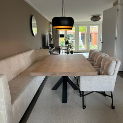 Eetkamerstoelen-op-wieltjes Eetkamerstoelen-op-wieltjes