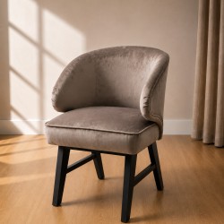 Fluwelen fauteuil (2)