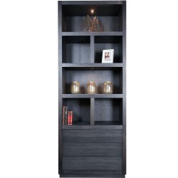 Hoge kast met lade met plint Hoge kast met lade met plint