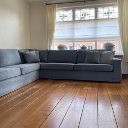 Luxe bank met losse stoffering op maat Luxe bank met losse stoffering op maat