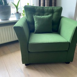 Luxe fauteuil groen