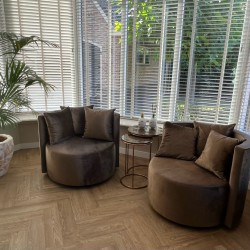 Luxe ronde fauteuil