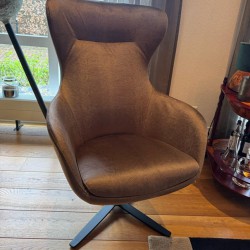 Luxe scandinavische fauteuil modern 1.000 stoffen