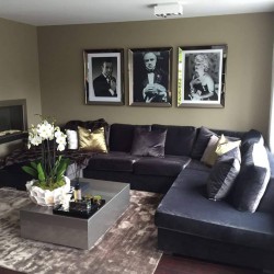 Luxe velours bank op maat in velours Luxe velours bank op maat in velours