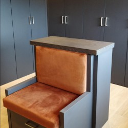 Luxe zitting op maat gemaakt