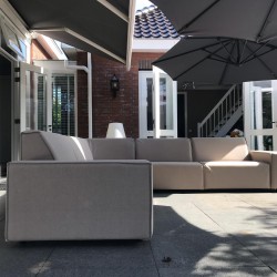 Outdoor tuinset in stof op maat gemaakt Outdoor tuinset in stof op maat gemaakt