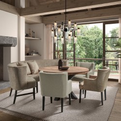 Ronde-eetkamerbank-moderne-stijl Ronde-eetkamerbank-moderne-stijl