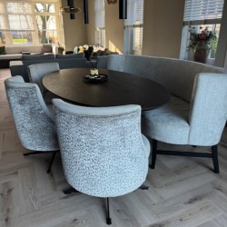 Ronde-eetkamerfauteuil Ronde-eetkamerfauteuil