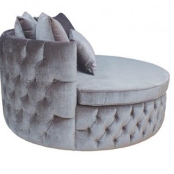 Ronde fauteuil met capitons Ronde fauteuil met capitons