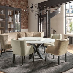 Ronde-maatwerk-eetkamerbank Ronde-maatwerk-eetkamerbank