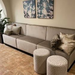 Velours wandbank Velours wandbank
