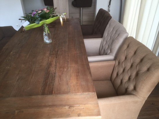 Gecapitonneerde eetkamerstoelen Bram Gecapitonneerde eetkamerstoelen Bram