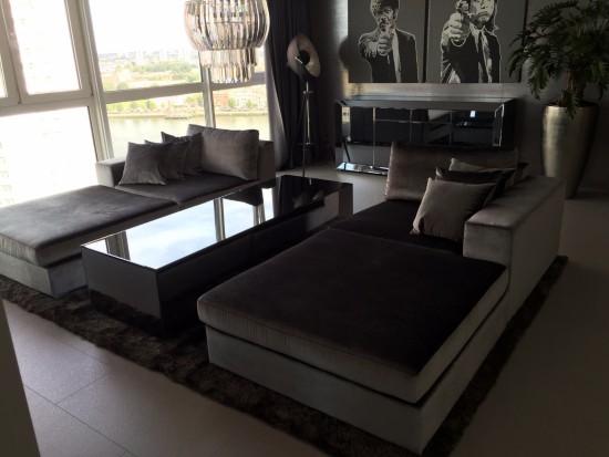 Style & luxury velours ligbank op maat Style & luxury velours ligbank op maat