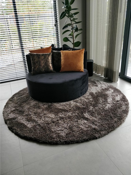 boaz ronde fauteuil zwart velvet