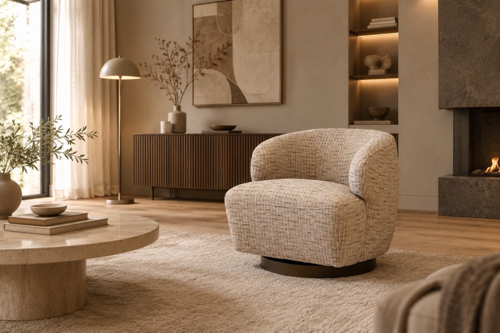 Ronde draaifauteuil op maat Ronde draaifauteuil op maat