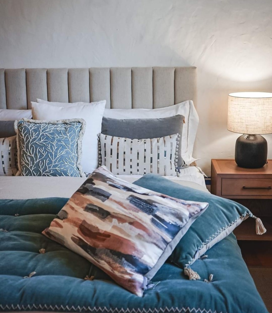 Hoofdbord met verticale banen Hoofdbord met verticale banen