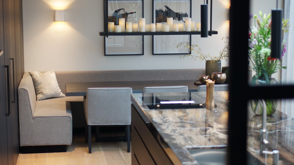 Luxe eetkamerbank Ingeborg Luxe eetkamerbank Ingeborg