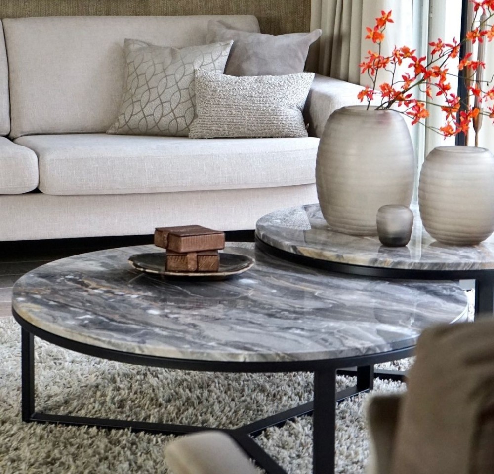 Marmeren salontafel Marmeren salontafel