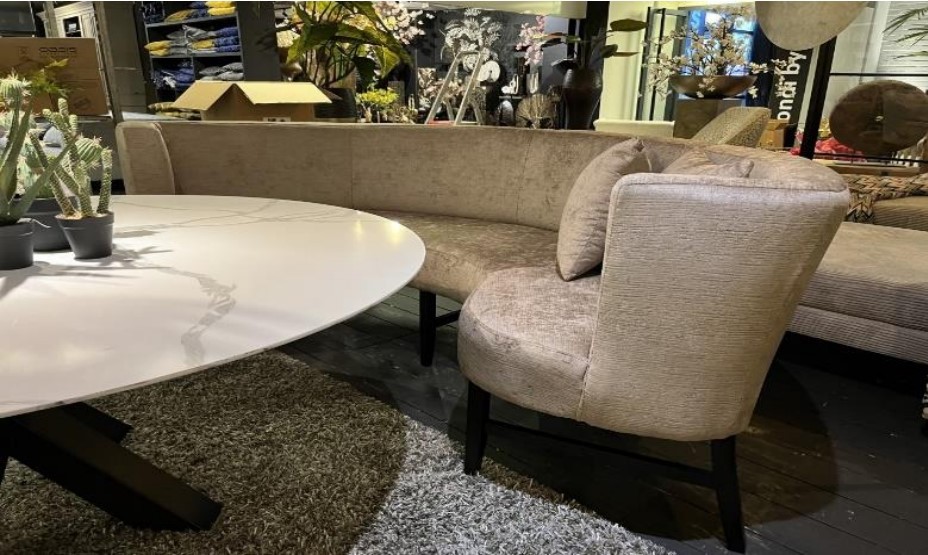 Eetkamerbank rond Eetkamerbank rond