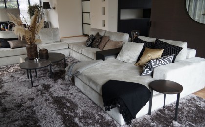 Minotti stijl hoekbank