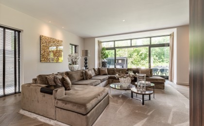 Hoekbank met lounge Hoekbank met lounge