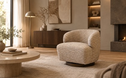 Ronde draaifauteuil op maat