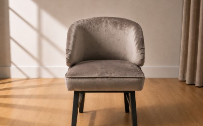 Fluwelen stoel