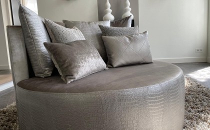 Ronde fauteuil op maat Ronde fauteuil op maat