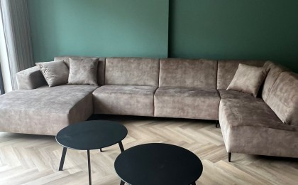 Moderne hoekbank Moderne hoekbank