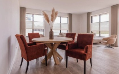 Eetkamerstoel met hoge rugleuning