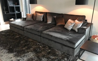 Velvet loungebank